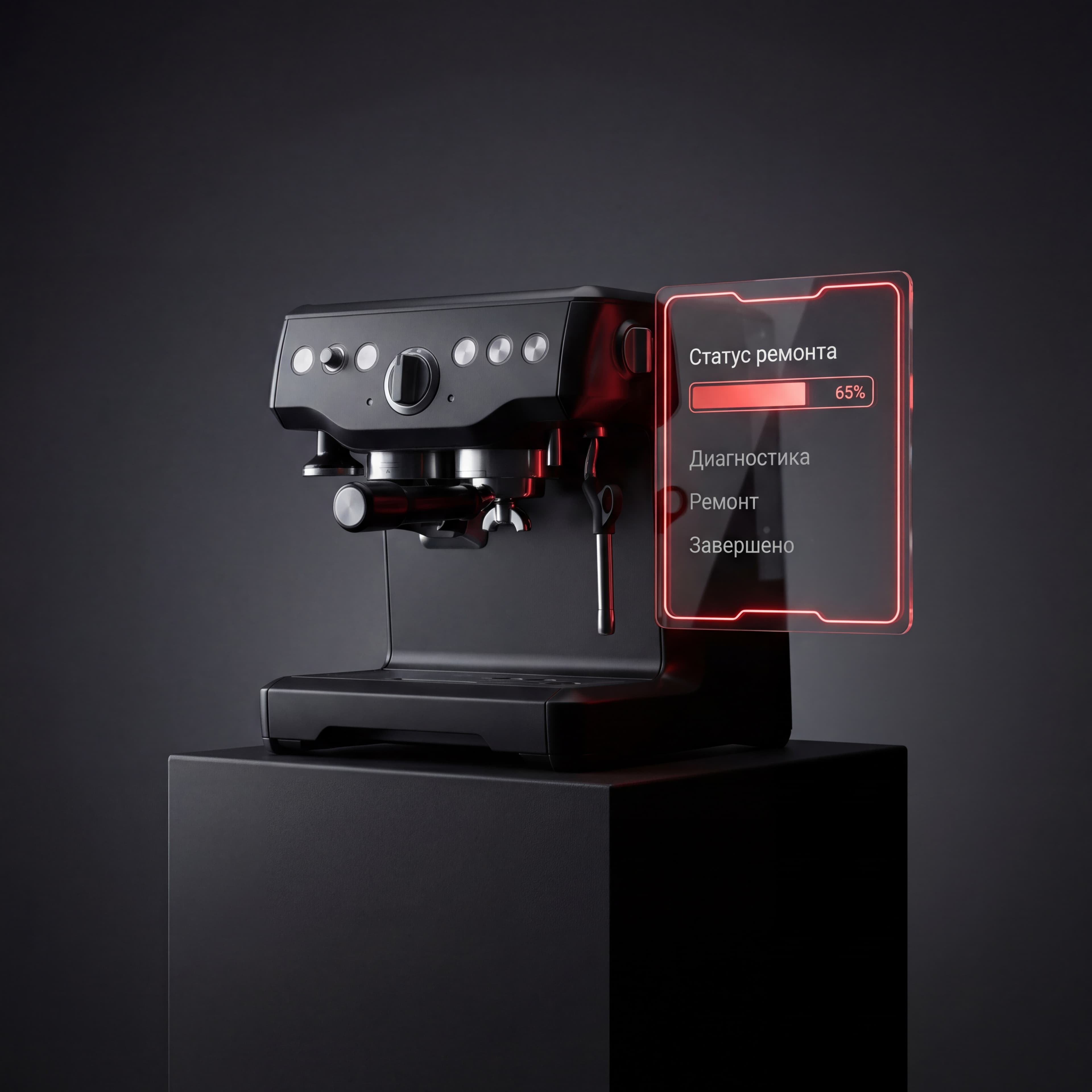 Контроль статуса ремонта в реальном времени